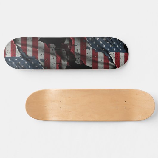 Classic American Flag Skateboard Deck (Horz)