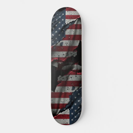 Classic American Flag Skateboard Deck (Recto)