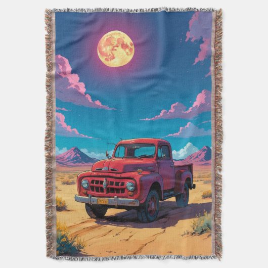 Classic American Pickup Deken (Voorkant Verticaal)