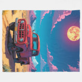 Classic American Pickup Fleece Blanket Deken (Voorkant (Horizontaal))