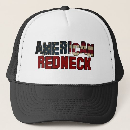 Classic American Rednek Trucker Hat Trucker Pet (Voorkant)