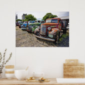 CLASSIC AMERICAN TRUCK LINEUP POSTER (Keuken)
