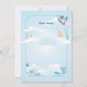 Classic and cute Stork Baby Shower Invitation (Dos)