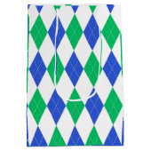 Classic Argyle Pattern - Golffeest Medium Cadeauzakje (Achterkant)