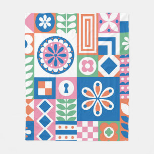 Classic Art Deco Seamless Pattern. Geometrische St Fleece Deken