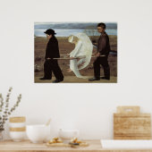 Classic art Wounded Angel poster print (Cuisine)
