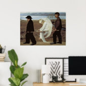 Classic art Wounded Angel poster print (Bureau à domicile)