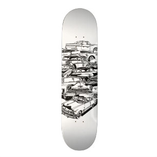 Classic auto skateboarddek skateboard