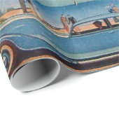 CLASSIC-AUTO'S OP DE SEASIDE-WEG CADEAUPAPIER (Rol Hoek)