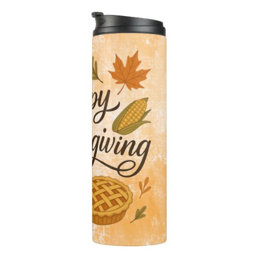 Classic Autumn/Thanksgiving Thermosbeker (Geroteerd rechts)