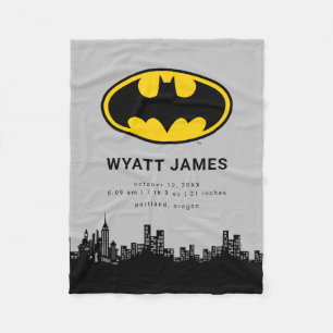 Classic Batman-symbool   Nieuwe babygeboortelastje Fleece Deken