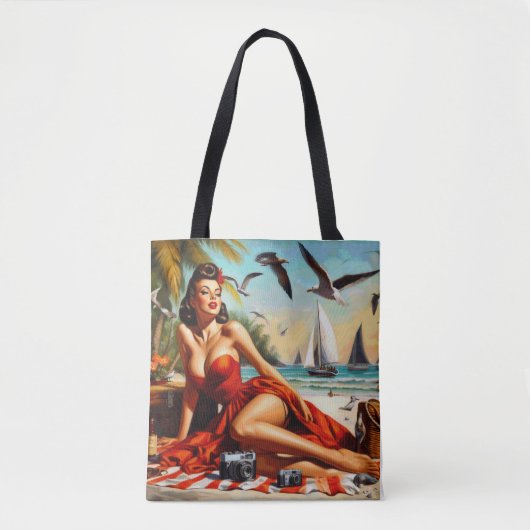 Classic  Beauty Pinup Draagtas (Voorkant)