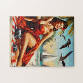 Classic Beauty Pinup Legpuzzel (Horizontaal)