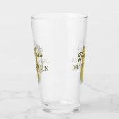 Classic Beer Retro gepersonaliseerd Glas (Links)