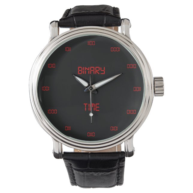 Classic Binary Numbering System Horloge (Voorkant)