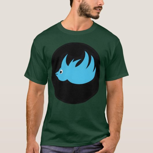 Classic Bird retro T-shirt (Voorkant)