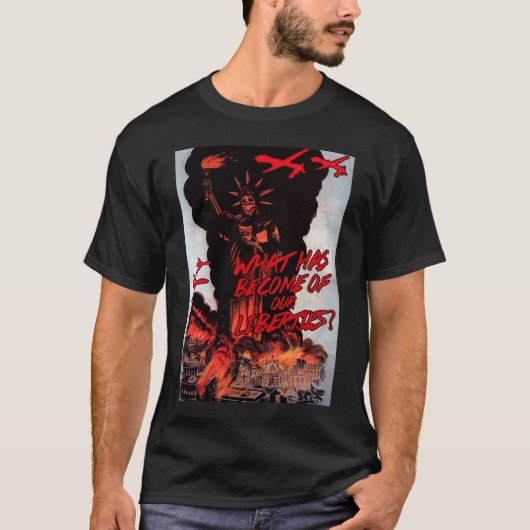 Classic Black Anti-drone T-shirt (Voorkant)