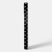 Classic Black en White Polka Dot Pattern 14 Case-Mate iPhone Case (Achterkant / Links)