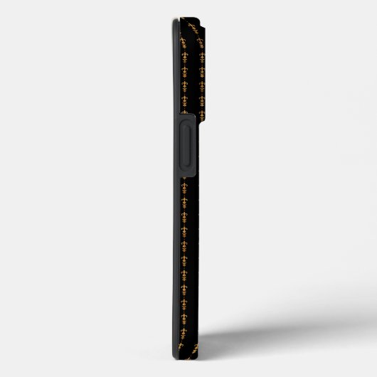 Classic Black Monogram Case-Mate iPhone Case (Achterkant / Rechts)