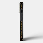 Classic Black Monogram Case-Mate iPhone Case (Achterkant / Links)