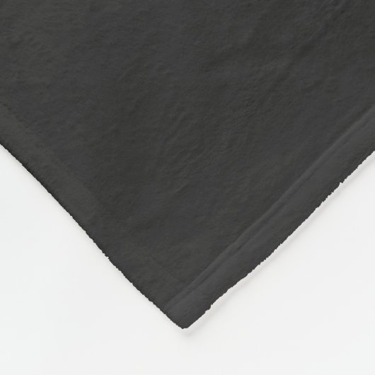 Classic Black Script Elegant Weddenschap Aangepast Fleece Deken (Hoek)