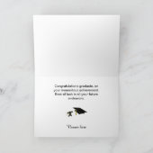 Classic Black Watch Pset Afstuderen Kaart (Binnen)