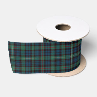 Classic Black Watch Tartan Satin Ribbon, Tradition Lint