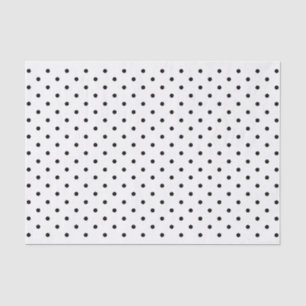 Classic Black White Polka Dots Pattern Gift Wrap Tissuepapier