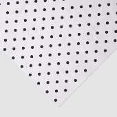 Classic Black White Polka Dots Pattern Gift Wrap Tissuepapier (Detail)