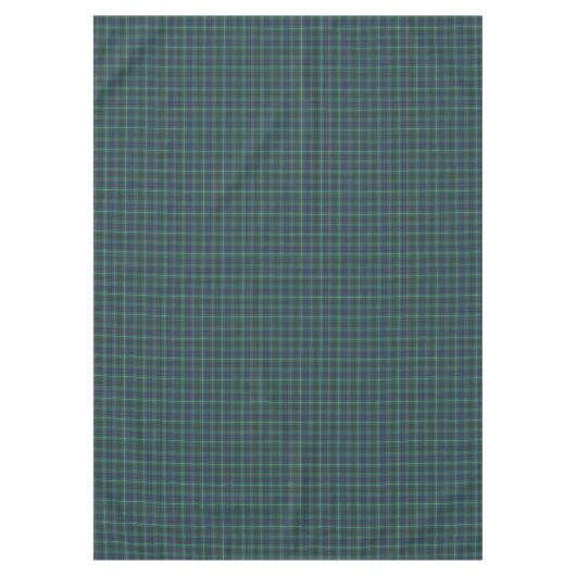 Classic Blauw Groen + Geel Rood Plaid Tafelkleed (Voorkant)