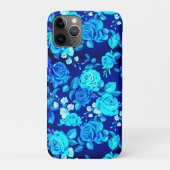 Classic Blauw Roos Bloemen Pattern-876 Case-Mate iPhone Case (Achterkant)