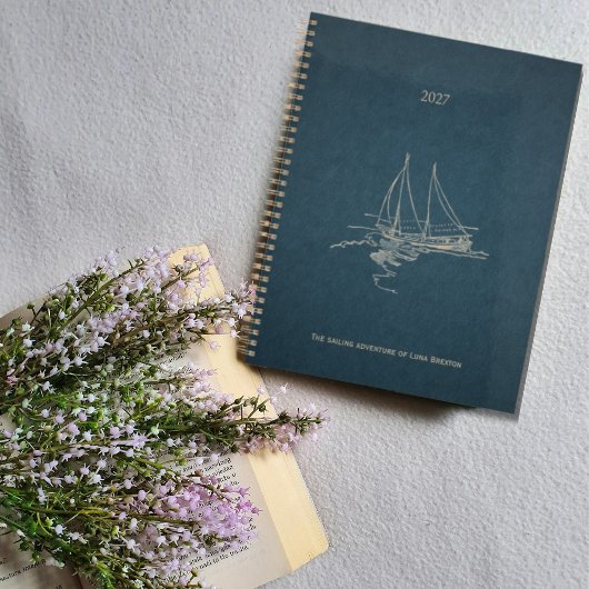 Classic Blue Gold Inspirational Sailing