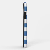 Classic Blue Stripes Cabana-stijl Case-Mate iPhone Case (Achterkant/rechts)