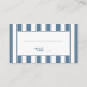 Classic Blue Stripes Plaatskaartje (Voorkant)