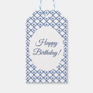 Classic Blue White Chinoiserie Dutch Pattern Cadeaulabel