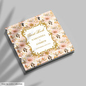 Classic Blush Gold Boho Mariage Boho Signer livre