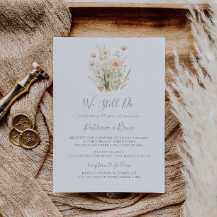 Classic Blush Wildflower Wij doen nog steeds Gelof Kaart