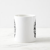 Classic Bold Black Typography Quote Comfort Modern Koffiemok (Center)