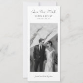Classic Bookmark Photo Save the Date (Devant)