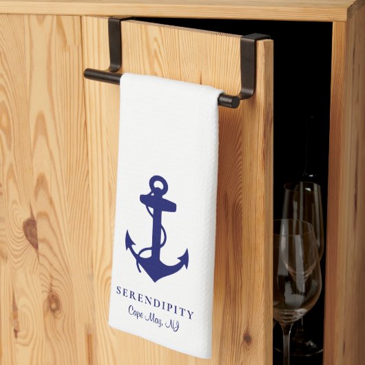 Classic Boot Anchor Monogram Theedoek (Derde Gevouwen)