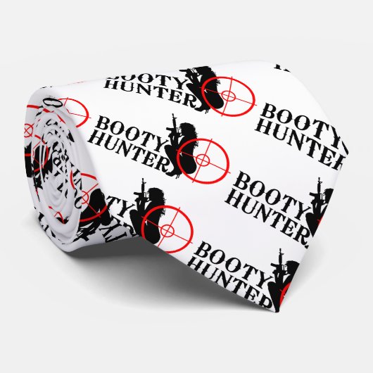 Classic Booty Hunter-ontwerp Stropdas (Opgerold)