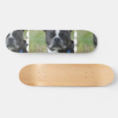 Classic Boston Terrier Dog Skateboard (Horizontaal)