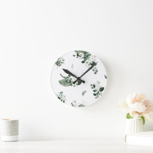 CLASSIC BOTANICAL WALL CLOCK RONDE KLOK