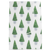 Classic Boxwood Topiary Chinese Planter Dank u Medium Cadeauzakje (Achterkant)