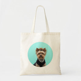Classic Breakfast Poster Yorkshire Terrier Yorkie Tote Bag