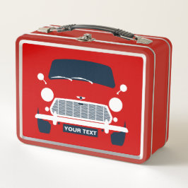 CLASSIC BRITISH MINI CAR & UNION JACK personaliser