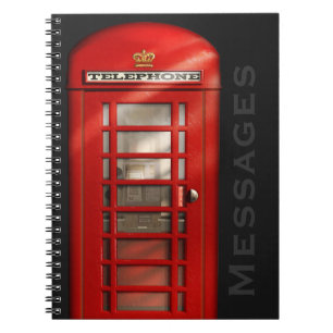 Classic British Telephone Messbook Notitieboek