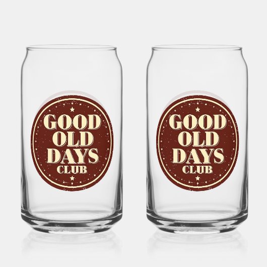 Classic Brown Good Old Days Club Emblem (Verso)