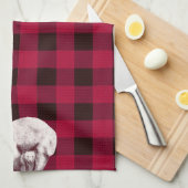 Classic Buffalo Check Mama Bear Theedoek (Quarter Fold)