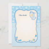 Classic bunny Baby Shower Invitation (Dos)